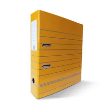 Pasta Arquivo L80 425 320x280 Riscas Amarelo - Organização de Documentos | bluepixel.pt