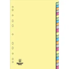Separadores A4 Cartolina 24un (383) (1010) - Marca 425 | Organização de Documentos