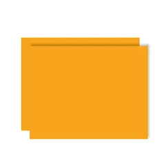 Cartolina fluorescente 50x65cm Laranja Fluorescente e Branco 225g - Marca 320