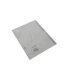 Separadores A5 Cartolina 12un - Diversas Cores | Marca 320 na bluepixel.pt
