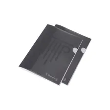 Caderno Agrafado A4 Quadriculado PP Ambar Preto 48 Folhas Marca 103 - Pack 2un