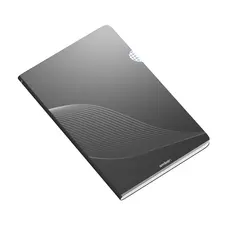 Caderno Agrafado A4 Quadriculado PP Ambar Preto 48 Folhas | Marca 103