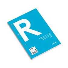 Recarga de Papel A4 Pautado 100g Ambar School - 100 Folhas | Loja BluePixel