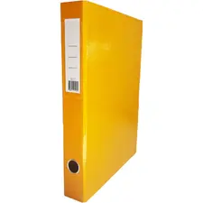Pasta Arquivo L/E 2 Argolas Amarelo 320x290x40mm | Marca 103 | Loja BluePixel