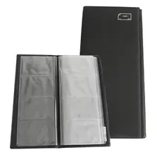 Porta Cartões Visita 320 - Modelo Preto para 72 Cartões | Loja BluePixel