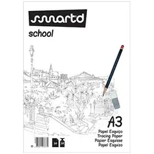 Papel Vegetal A3 38g Esquiço Bloco 50 folhas - Marca 425 | Loja online bluepixel.pt