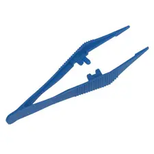 Pinça em Plástico Azulem Esterilizável | Ferramenta Médica de Qualidade na bluepixel.pt