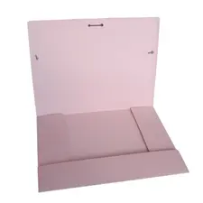 Pasta Cartolina A4 350g com Abas e Elásticos Rosa - Marca 151 | BluePixel