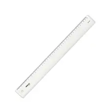 Régua Plástico Cristal 40cm AR23040 - Marca 112 | Ferramenta de Medição de Alta Qualidade