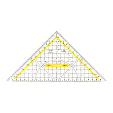 Esquadro de Desenho 25cm Marca 112 Aristo AR16504 com Pega Removível | Loja BluePixel