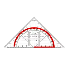 Esquadro Geométrico 16cm Aristo Geocollege AR23003 - Marca 112 | Loja BluePixel