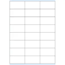 Etiquetas transparentes A4 70x36mm 100 folhas marca 297 Markin 2400unem | Loja BluePixel