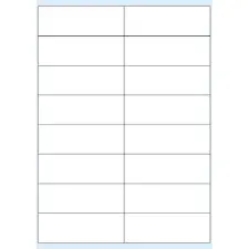 Etiquetas Transparentes Mate 105x36mm 100 Folhas A4 - Marca 297 | BluePixel.pt