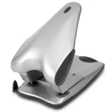 Furador Eagle 60 Folhas com Guia Preto | Perfuração Precisa para Escritórios e Escolas