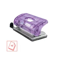 Furador 10 Folhas Rapid FC5 - Marca 382 em Malva Translúcido | Loja BluePixel