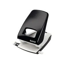 Furador Leitz 5138 para 40 Folhas com Régua - Cor Preto | Loja BluePixel