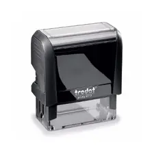 Carimbo Trodat 4913 58x22mm Autotintável Marca 461 Corpo Preto | Loja BluePixel