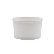 Copos Gelado 080ml Papel Branco - Pack de 50 unidades | Loja online bluepixel.pt