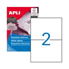 Etiquetas A4 210x148mm 500 folhas Apli - Etiquetas de alta qualidade para impressoras | bluepixel.pt