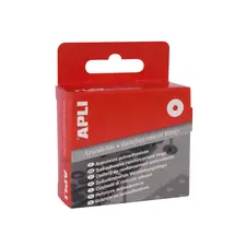 Reforços Autoadesivos APLI 13mm Dispensador Branco - Pack 500un | Loja BluePixel