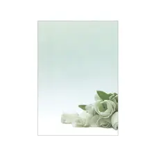 Papel Temático Flor Branca A4 90g - 20 Folhas | Loja BluePixel