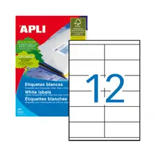 Etiquetas A4 105x48mm 1200un - Pacote com 100 folhas | Marca 40 | Loja BluePixel