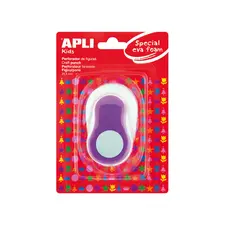 Furador Apli forma Redondo Lilás - Ferramenta de Papel para Artesanato e Escritório | bluepixel.pt