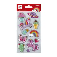 Autocolante Mundo Unicórnio - Folha decorativa marca 40 para quartos infantis | bluepixel.pt