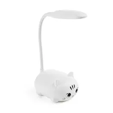 Candeeiro LED Kitty Branco - Iluminação decorativa para quartos infantis | Marca 127