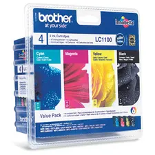 Pack de 4 Tinteiros Brother LC1100VALBP | Compatíveis de Alta Qualidade na BluePixel.pt