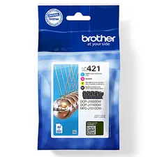 Pack de 4 Tinteiros Brother LC421VAL Compatíveis - Cores Variadas para Impressoras | bluepixel.pt