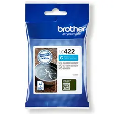 Tinteiro Brother LC422C Azul - Capacidade para 550 páginas | Loja BluePixel