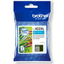 Cartucho de Tinta Azul Brother LC422XLC - Alta Capacidade para Impressoras Brother | BluePixel.pt