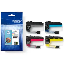 Pack de Tinteiros Brother LC424VAL 4 Cores - Impressões de Alta Qualidade até 750 páginas | bluepixel.pt