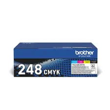 Cartucho de Toner Brother TN-248VAL 4 Cores - Capacidade para 1000 páginas | bluepixel.pt