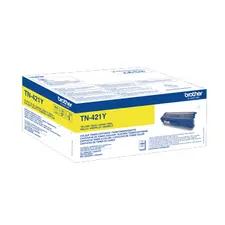 Toner Brother TN-421Y Amarelo 1800 Páginas | Compatível com Impressoras Brother | Loja BluePixel