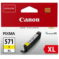Tinteiro Canon 571XL Amarelo 0334C001 - Alta Capacidade para Impressoras Canon na bluepixel.pt