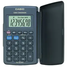 Calculadora de Bolso Casio HL820VER 8 Dígitos - Compacta e Funcional | bluepixel.pt