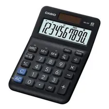 Calculadora Casio MS10F de 10 Dígitos - Calculadora Secretária Compacta na bluepixel.pt