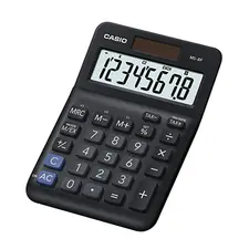 Calculadora Casio MS8F de 8 Dígitos - Calculadora Secretária para Escritório | bluepixel.pt
