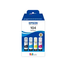 Pack de 4 Tinteiros Epson 104 Cores - Compatível com Impressoras Epson | bluepixel.pt