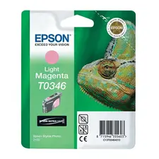 Tinteiro Epson T0346 Magenta Claro 17ml | Compatível com Impressoras Epson | bluepixel.pt
