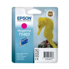 Tinteiro Epson T0483 Magenta C13T04834020 - 13ml | Impressão de alta qualidade na BluePixel.pt