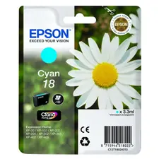 Tinteiro Epson 18 Azul - Marca 35 | C13T18024010 | Impressão de Qualidade na BluePixel.pt