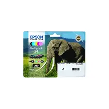 Pack de 6 Tinteiros Epson 24 Cores Compatíveis | Marca 35 | Loja BluePixel