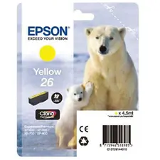 Tinteiro Epson 26 Amarelo C13T26144010 - Compatível com Impressoras Epson | bluepixel.pt