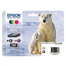 Pack Tinteiros Epson 26XL 4 Cores C13T26364010 | Compatível e de Alta Capacidade - bluepixel.pt