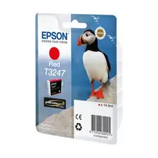 Tinteiro Epson T3247 Vermelho 14ml C13T32474010 - Impressões vibrantes e duradouras | bluepixel.pt