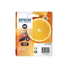Tinteiro Epson 33 Preto 4,5ml - Marca 35 | Compatível com impressoras Epson