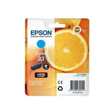 Tinteiro Epson 33 Azul C13T33424010 4,5ml - Impressão vibrante na bluepixel.pt